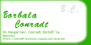 borbala conradt business card